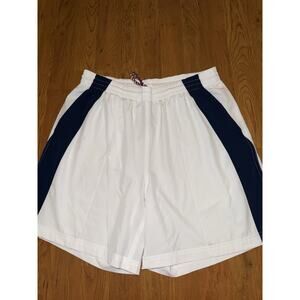 Boast Men’s Drawstring Swim Shorts White Marijuana Embroidered Medium 90s VTG